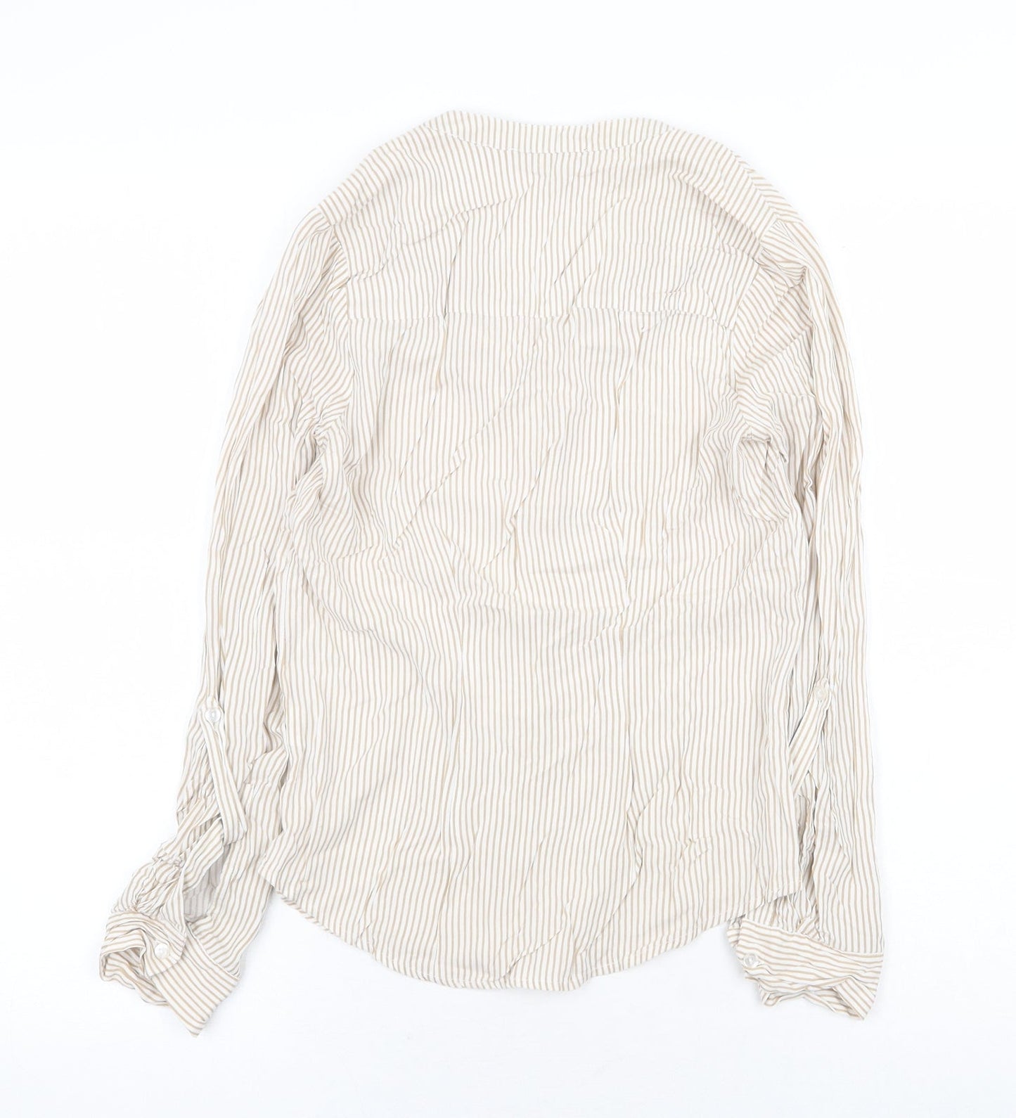 Womens UK Size 6 Atmosphere Beige Basic Blouse