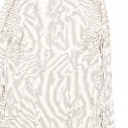 Womens UK Size 6 Atmosphere Beige Basic Blouse