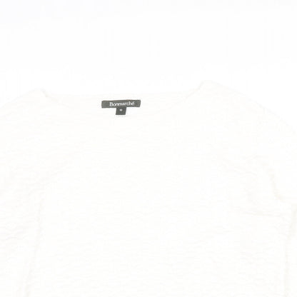 Womens UK Size 10 Bonmarché White Pullover Jumper