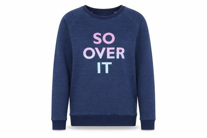 Nailed it Womens Blue Cotton Pullover Sweatshirt Size S Pullover