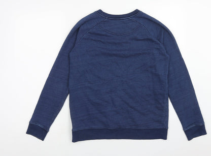 Nailed it Womens Blue Cotton Pullover Sweatshirt Size S Pullover