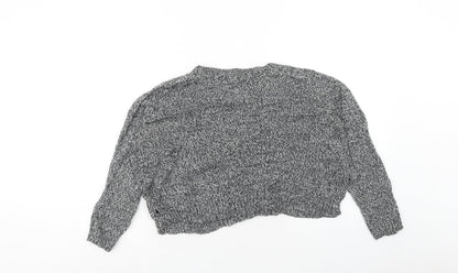 Womens UK Size M H&M Grey Pullover Jumper