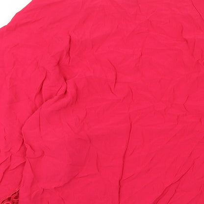 Womens UK Size 10 Phase Eight Pink Basic Blouse