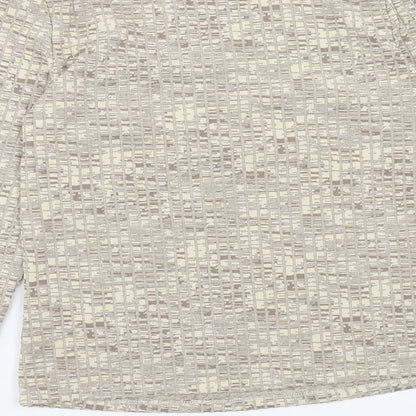 Womens UK Size M H&M Brown Basic Blouse