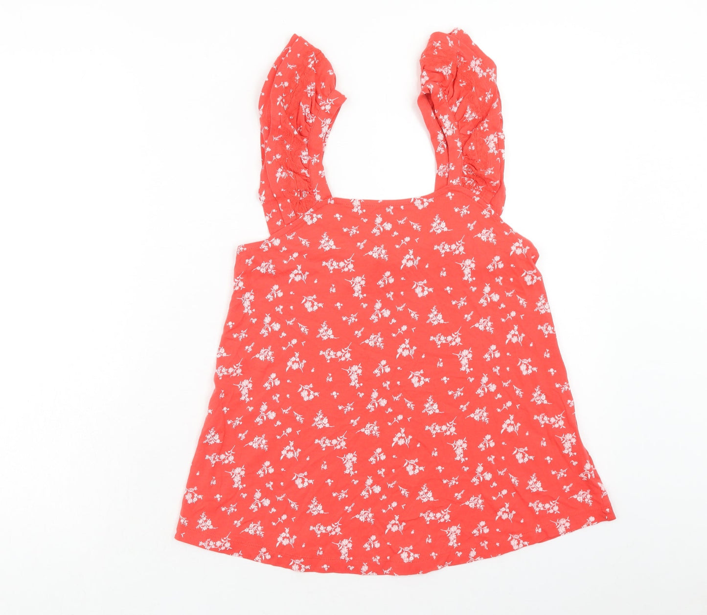 Womens UK Size 6 Marks and Spencer Red Basic Tank