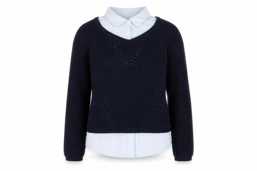 Womens UK Size 8 Dorothy Perkins Blue Pullover Jumper
