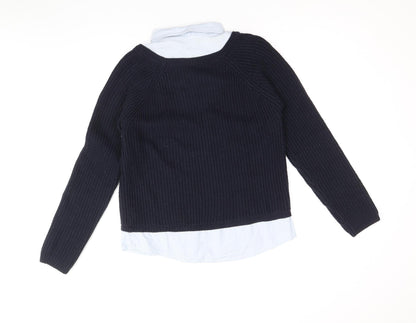 Womens UK Size 8 Dorothy Perkins Blue Pullover Jumper