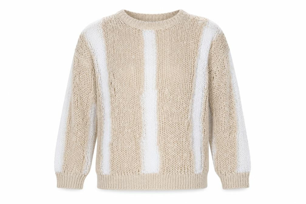Womens UK Size S Zara Beige Pullover Jumper