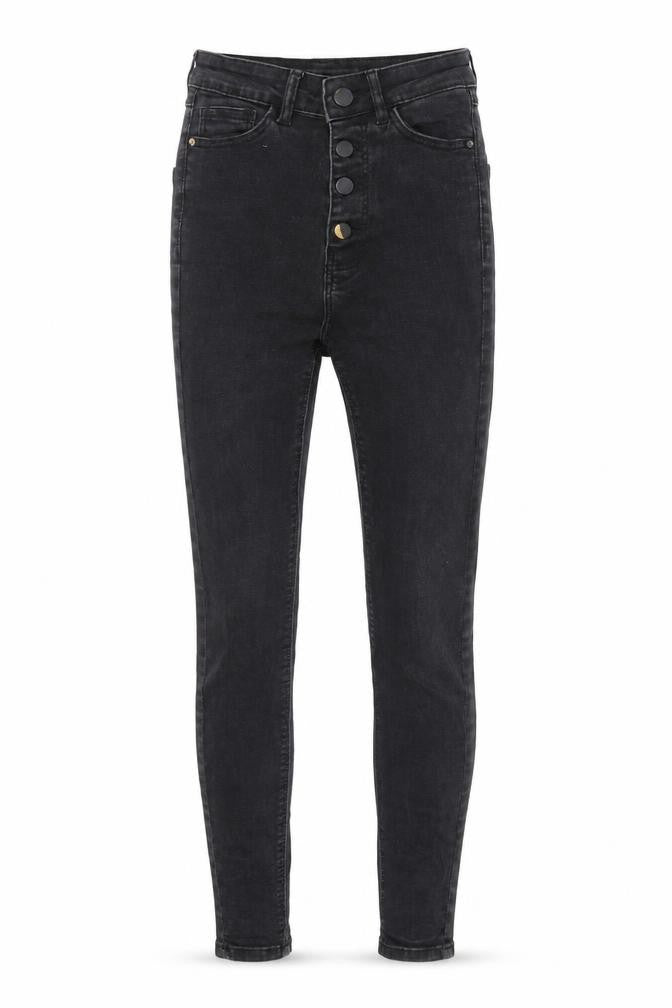 Womens UK Size 25 in Review Regular Fit Skinny Black Jeans