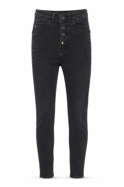 Womens UK Size 25 in Review Regular Fit Skinny Black Jeans