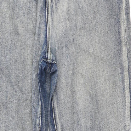 Missguided Womens Blue Cotton Skinny Jeans Size 8 Regular Zip - Vintage Wash