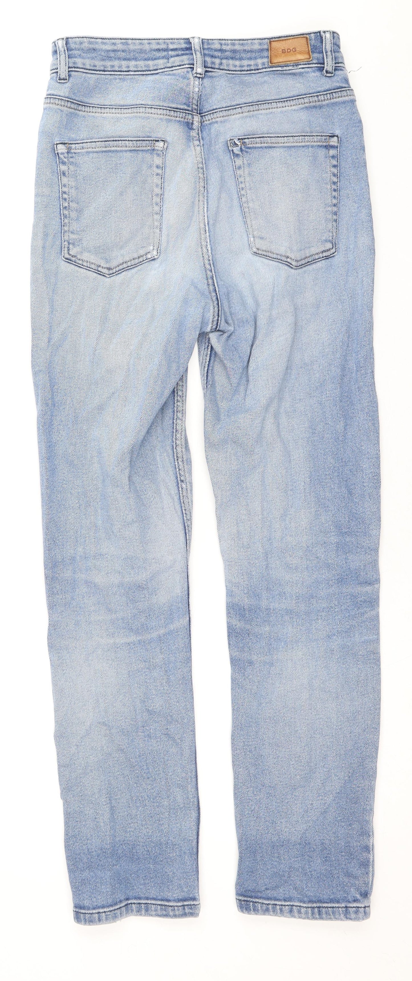 BDG Womens Blue Cotton Skinny Jeans Size 27 in Regular Zip