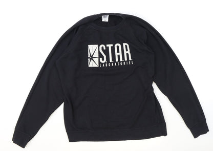 DC Boys Black 100% Cotton Pullover Sweatshirt Size 2XL Pullover