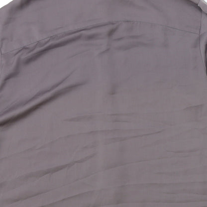 Womens UK Size M EDC Purple Basic Button-Up
