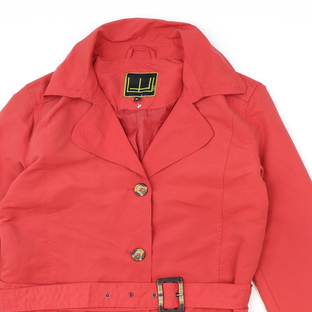 Enigma Womens Pink Jacket Size XL Button