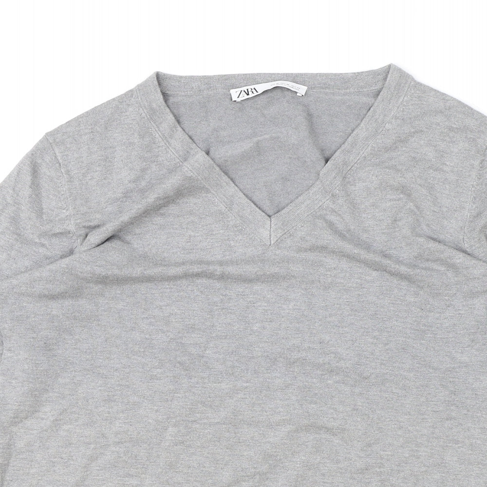 Womens UK Size XL Zara Grey Pullover Jumper