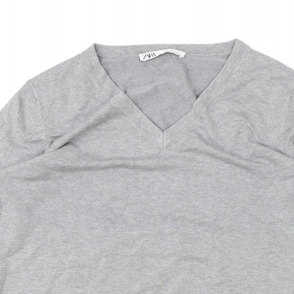 Womens UK Size XL Zara Grey Pullover Jumper