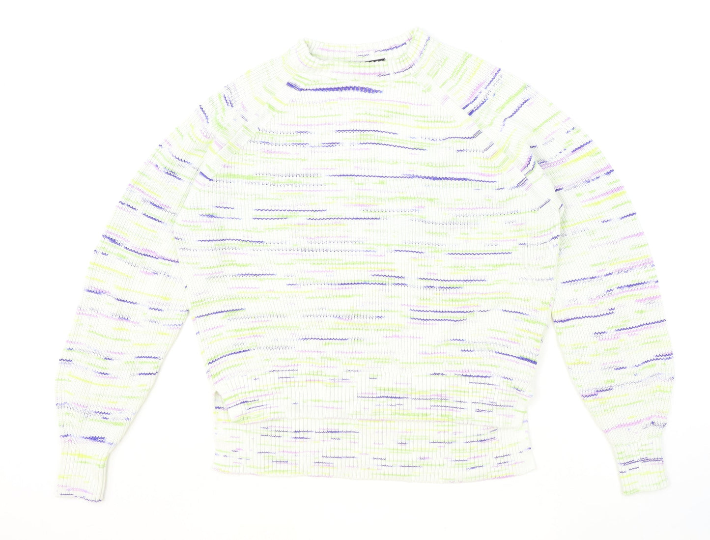 Womens UK Size L Marks and Spencer Multicoloured Pullover Jumper