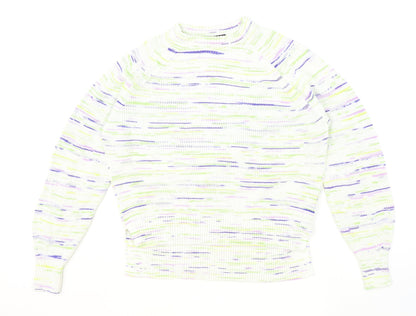 Womens UK Size L Marks and Spencer Multicoloured Pullover Jumper