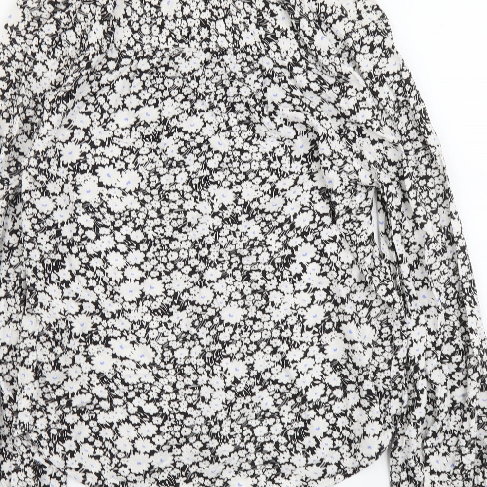 Womens UK Size 6 Marks and Spencer Black Basic Blouse