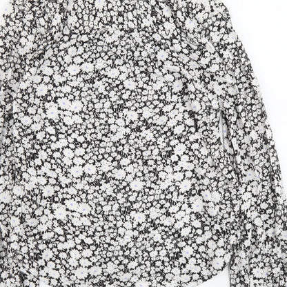 Womens UK Size 6 Marks and Spencer Black Basic Blouse