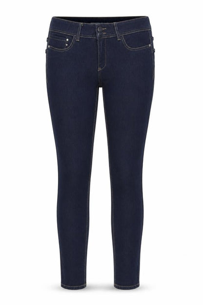 Feeling Girl Womens Blue Cotton Skinny Jeans Size XL L31 in Regular Button