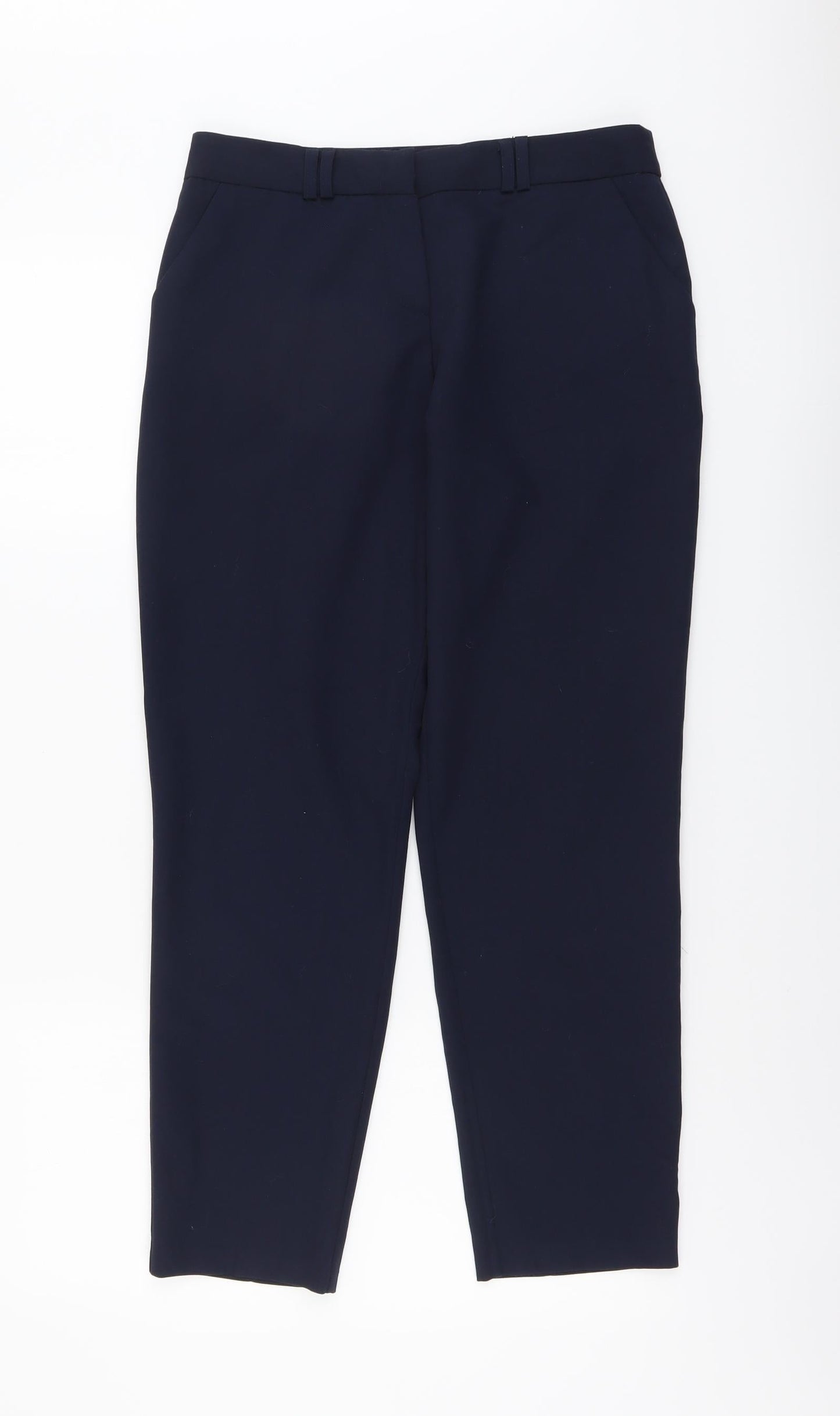 Womens UK Size 8 Dorothy Perkins Regular Fit Chino Blue Trousers