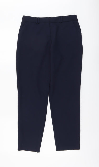 Womens UK Size 8 Dorothy Perkins Regular Fit Chino Blue Trousers