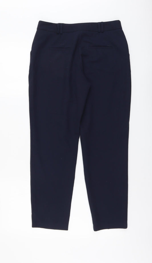 Womens UK Size 8 Dorothy Perkins Regular Fit Chino Blue Trousers