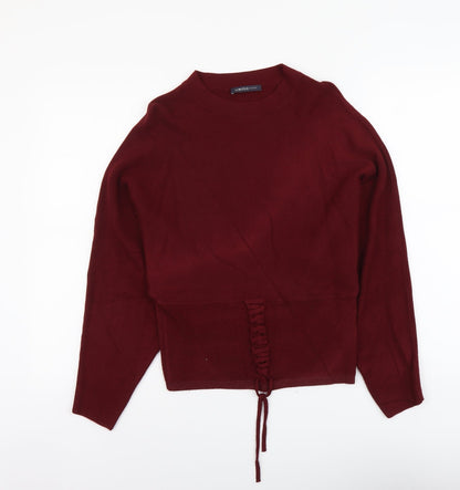 Womens UK Size 10 Marks and Spencer Red Pullover Jumper