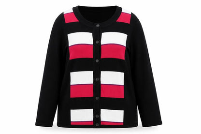 Womens UK Size 2XL Signature Black Cardigan Jumper
