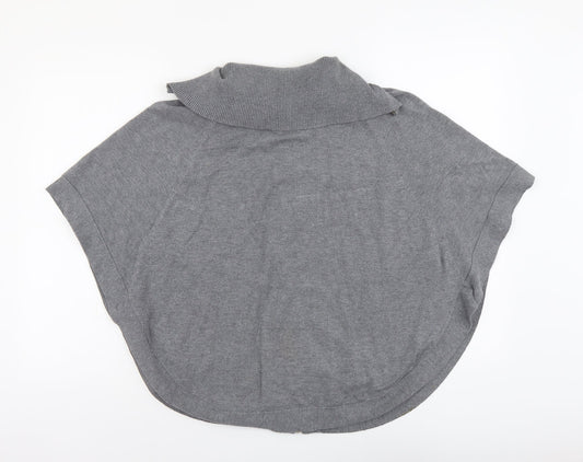 Womens UK Size S M&V Grey Full Zip Jumper