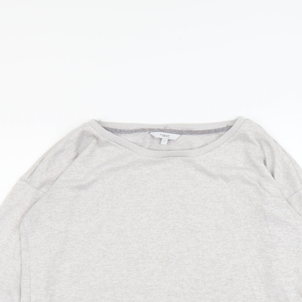 Womens UK Size 12 NEXT Grey Pullover Sweatshirt