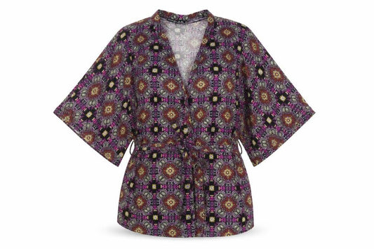 Womens UK Size M Atmosphere Multicoloured Basic Blouse