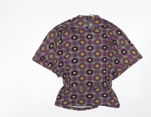 Womens UK Size M Atmosphere Multicoloured Basic Blouse