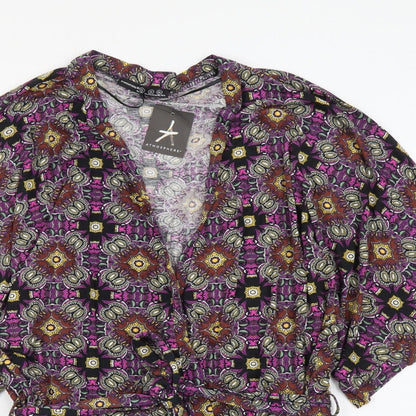Womens UK Size M Atmosphere Multicoloured Basic Blouse