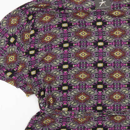 Womens UK Size M Atmosphere Multicoloured Basic Blouse