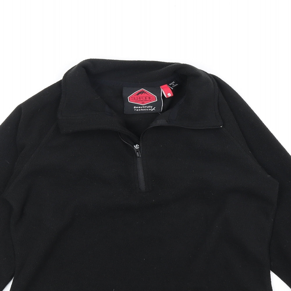 Surfonic Womens Black Polyester Pullover Sweatshirt Size S Pullover