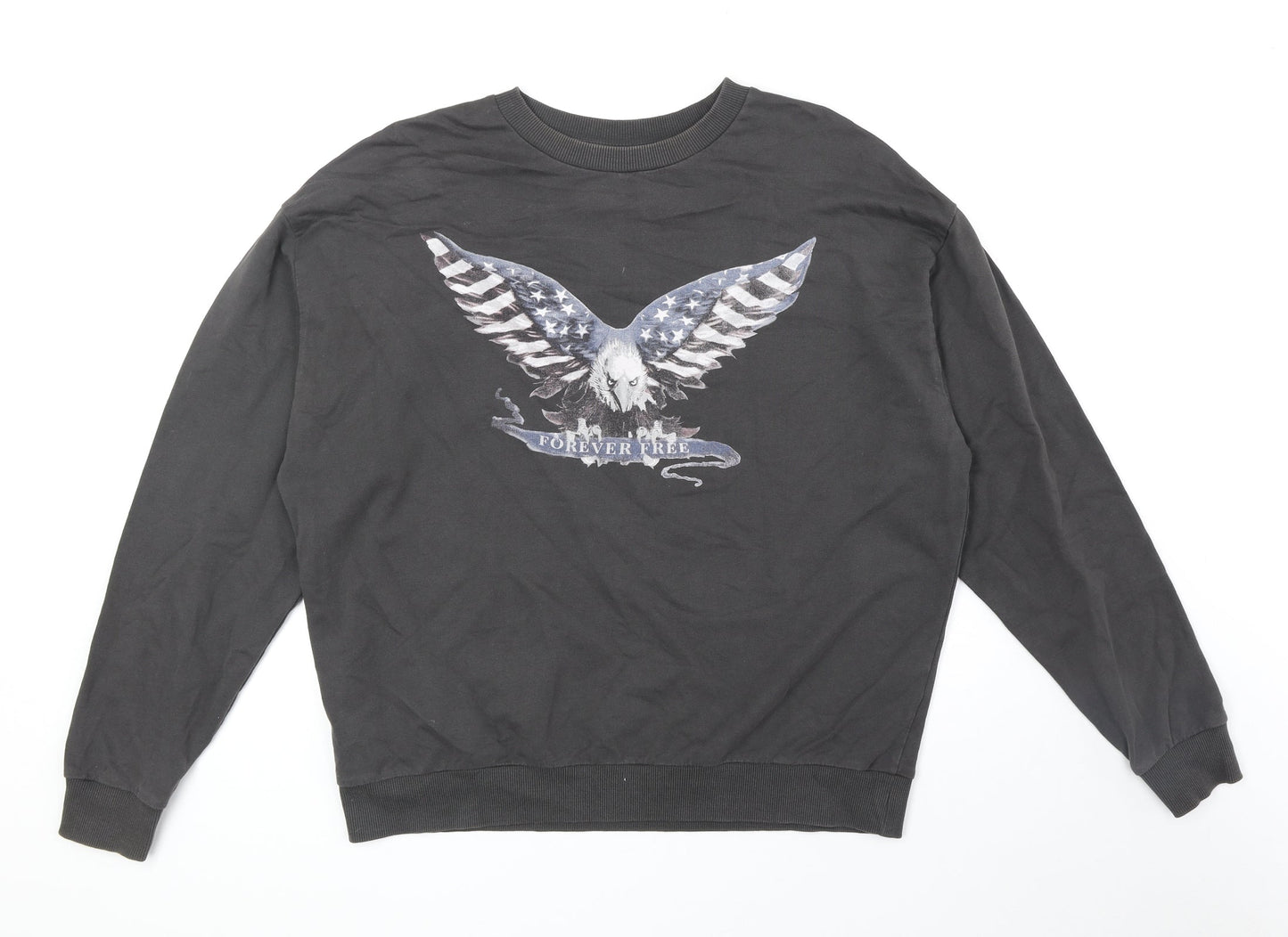 Womens UK Size 8 ASOS Grey Pullover Sweatshirt
