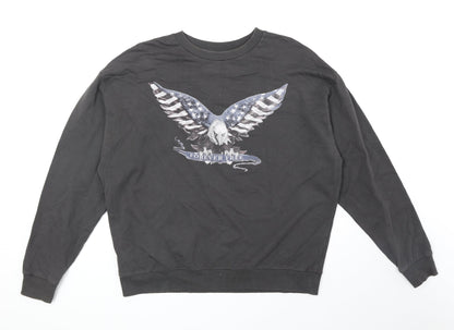 Womens UK Size 8 ASOS Grey Pullover Sweatshirt