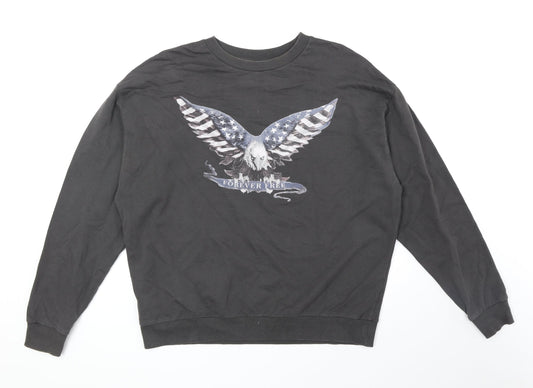 Womens UK Size 8 ASOS Grey Pullover Sweatshirt