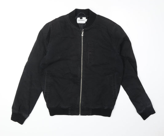 Mens UK Size S Topman Black Jacket