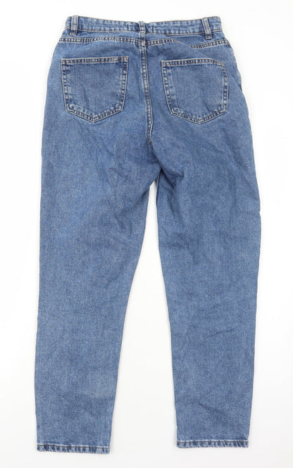 Primark Womens Blue Cotton Skinny Jeans Size 8 Regular Zip