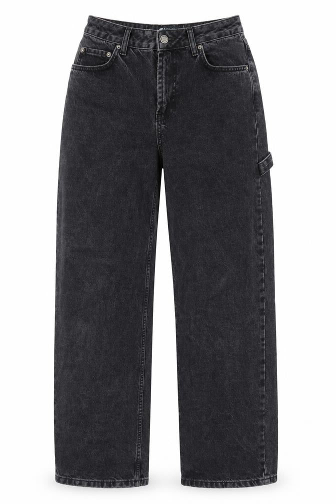 Womens UK Size 6 ASOS Regular Fit Straight Black Jeans