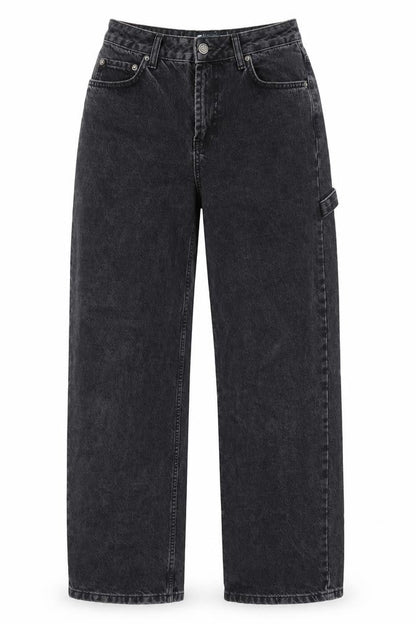 Womens UK Size 6 ASOS Regular Fit Straight Black Jeans