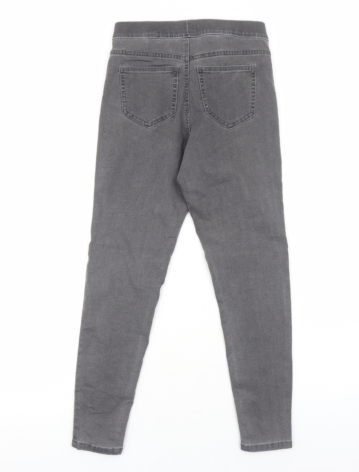New Look Womens Grey Cotton Skinny Jeans Size 8 Regular