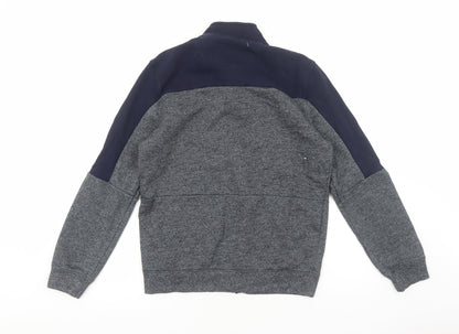 US Athletics Mens Grey Cotton Full Zip Sweatshirt Size M