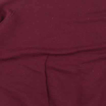 Sweat Trends Womens Red Cotton Pullover Sweatshirt Size XL Pullover
