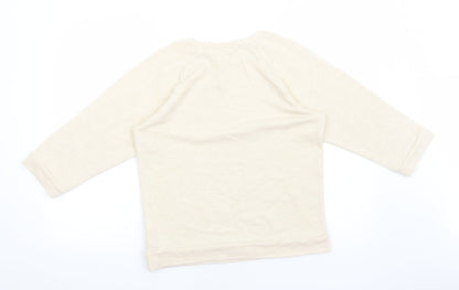 Womens UK Size 14 NEXT Ivory Pullover Sweatshirt