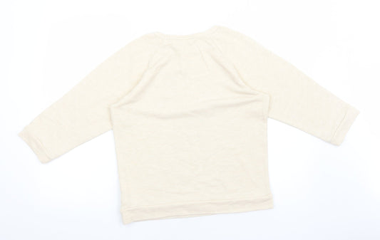 Womens UK Size 14 NEXT Ivory Pullover Sweatshirt